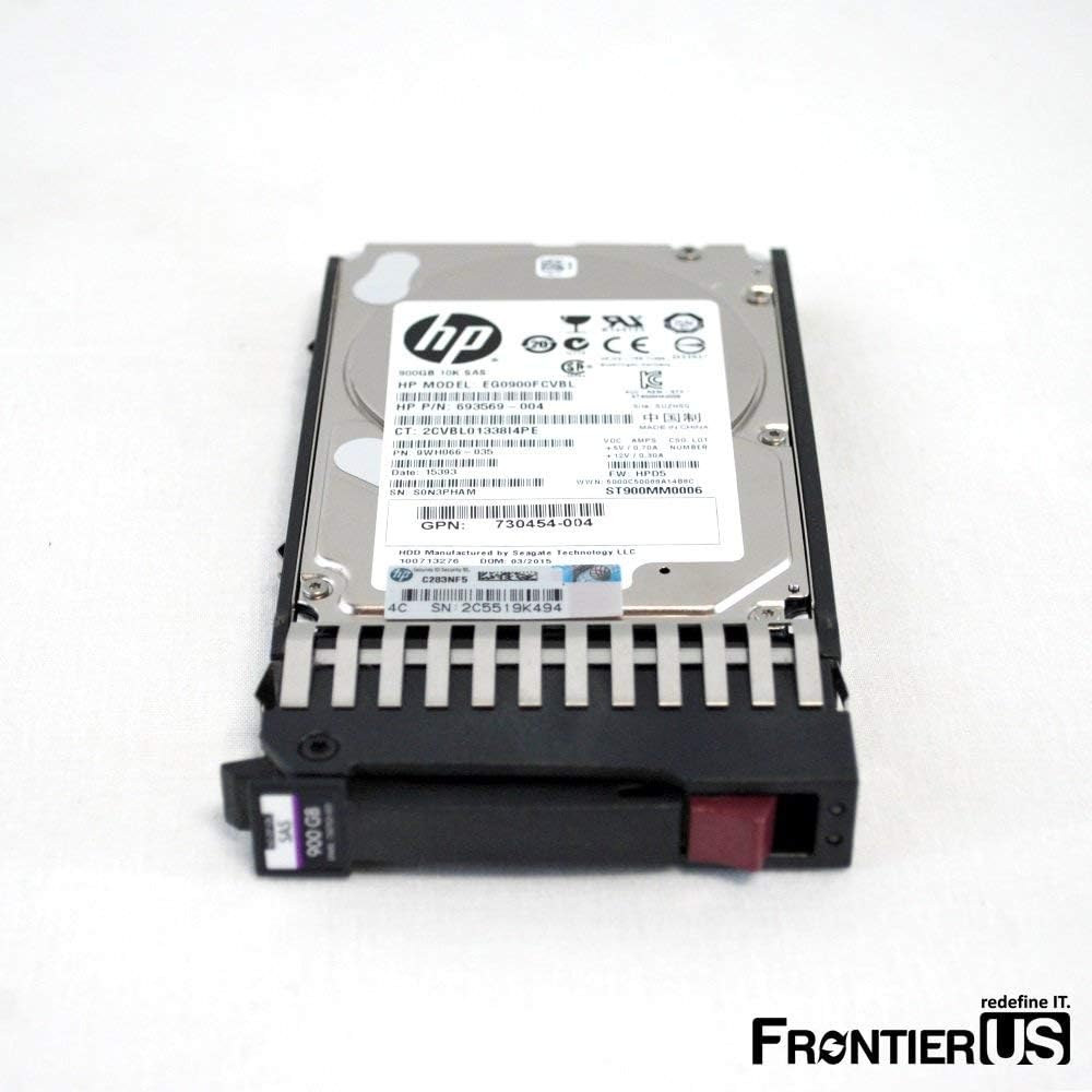 DISCO DURO HP MSA 900GB 6G SAS 10K 2.5 PULGADAS REACONDICIONADO - 1