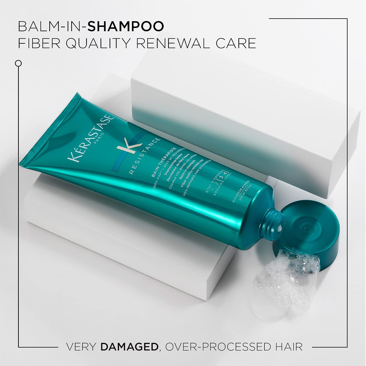 SHAMPOO KÉRASTASE RESISTANCE BAIN THERAPISTE 15 OZ - 2