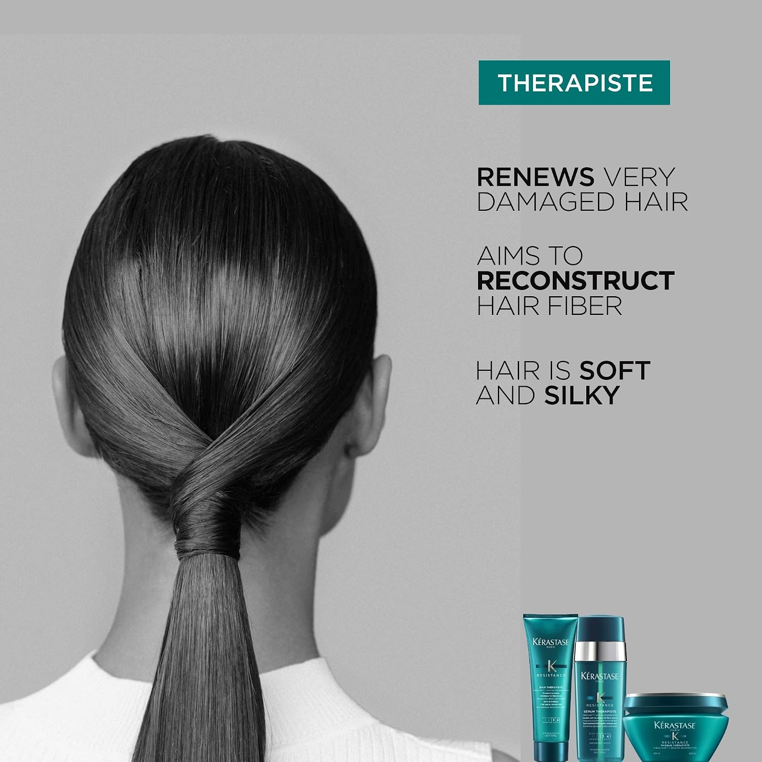SHAMPOO KÉRASTASE RESISTANCE BAIN THERAPISTE 15 OZ - 4