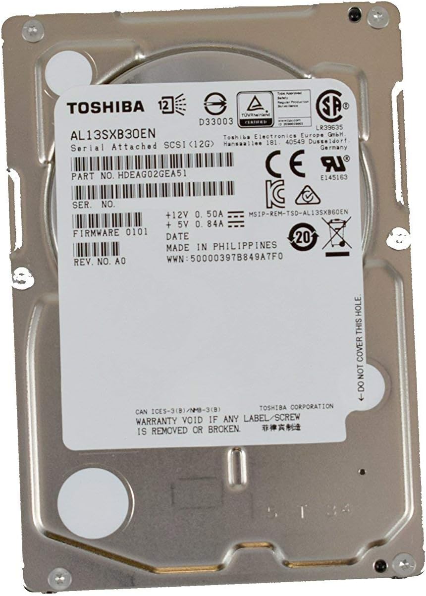 DISCO DURO TOSHIBA 300GB 15K SAS 2.5' 12GB/S 512N HDD ENTERPRISE PERFORMANCE (REACONDICIONADO) - 4