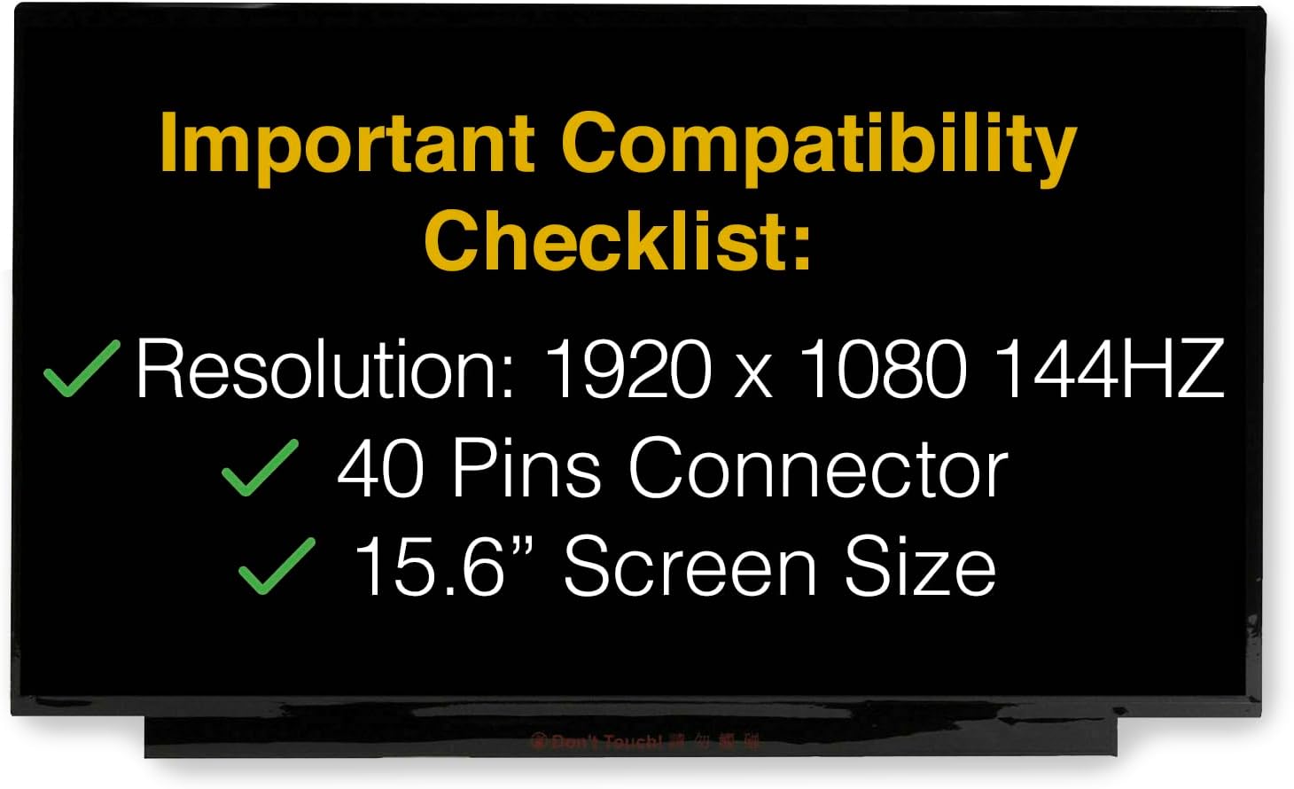 PANTALLA DE REEMPLAZO PARA HP VICTUS 15-FA1093DX 40 PINES FHD 1920X1080 - 3