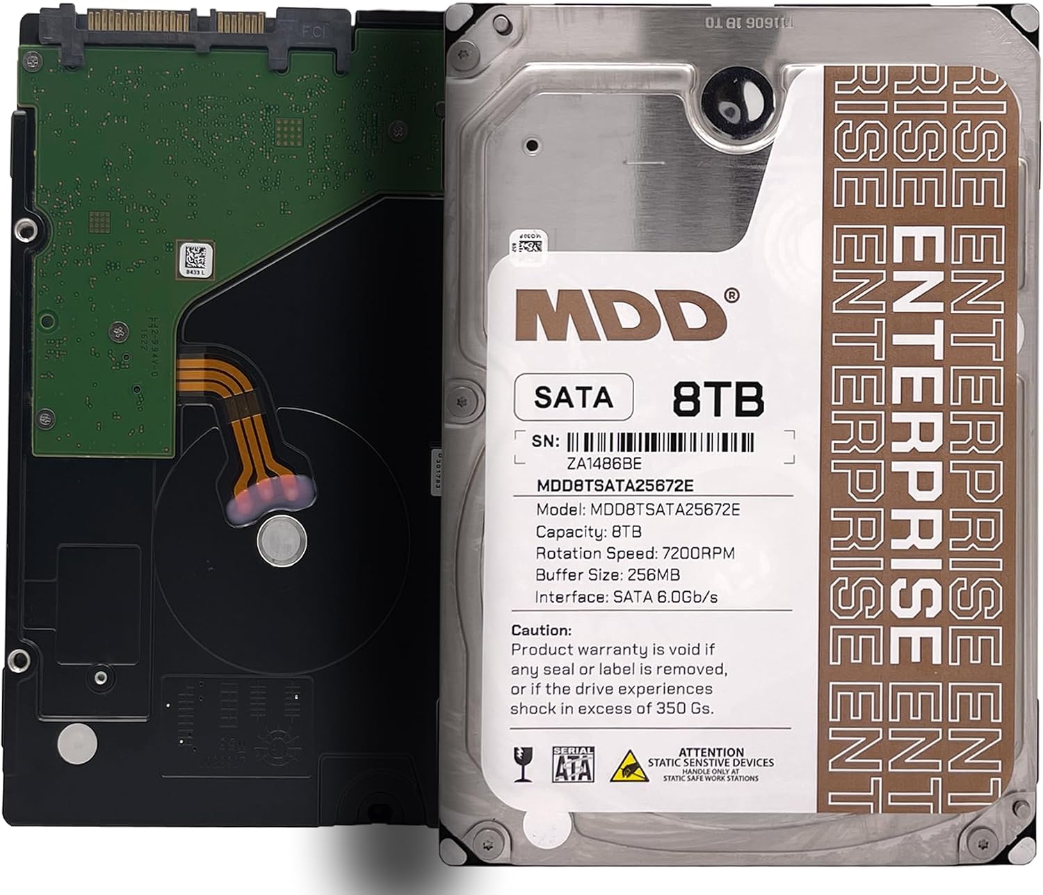 DISCO DURO MDD 8TB 7200RPM 256MB CACHE SATA 3.5 PULGADAS ENTERPRISE - 1