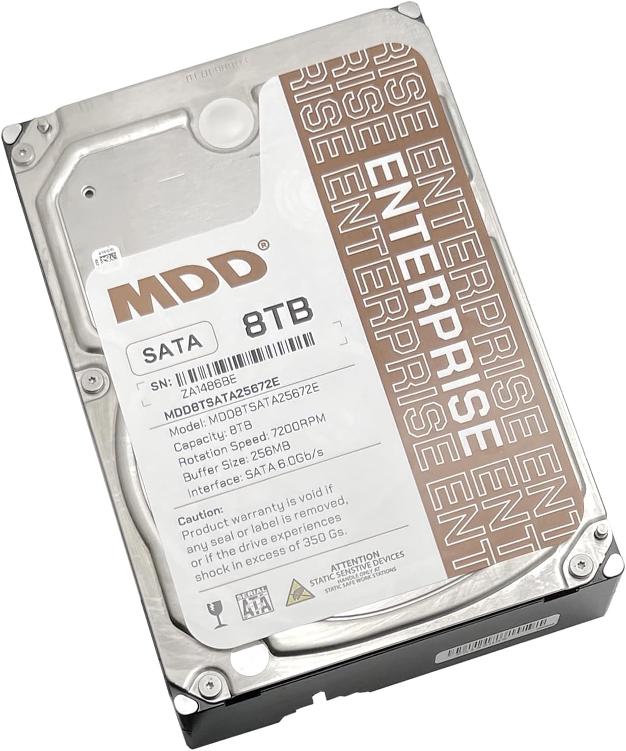 DISCO DURO MDD 8TB 7200RPM 256MB CACHE SATA 3.5 PULGADAS ENTERPRISE - 3