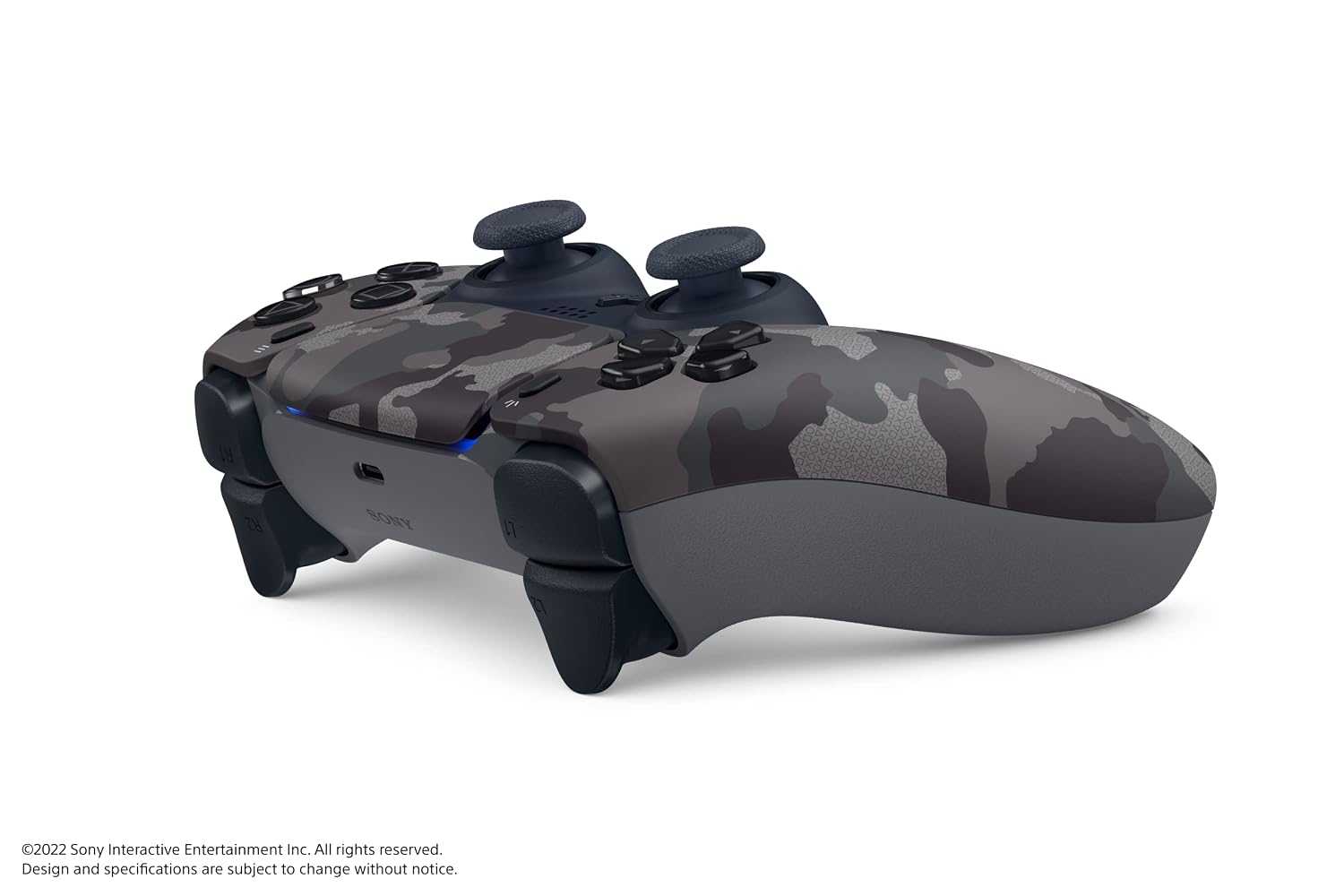 MANDO INALÁMBRICO DUALSENSE PARA PLAYSTATION 5 CAMUFLAJE GRIS - 2