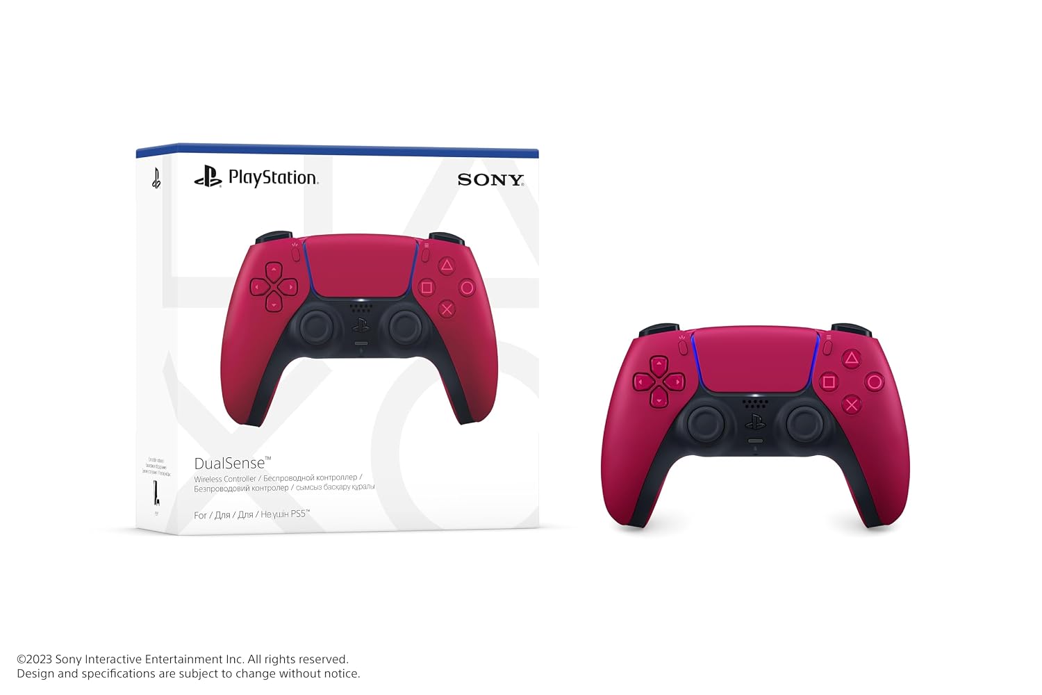MANDO INALÁMBRICO PLAYSTATION DUALSENSE COSMIC RED (REACONDICIONADO) - 1