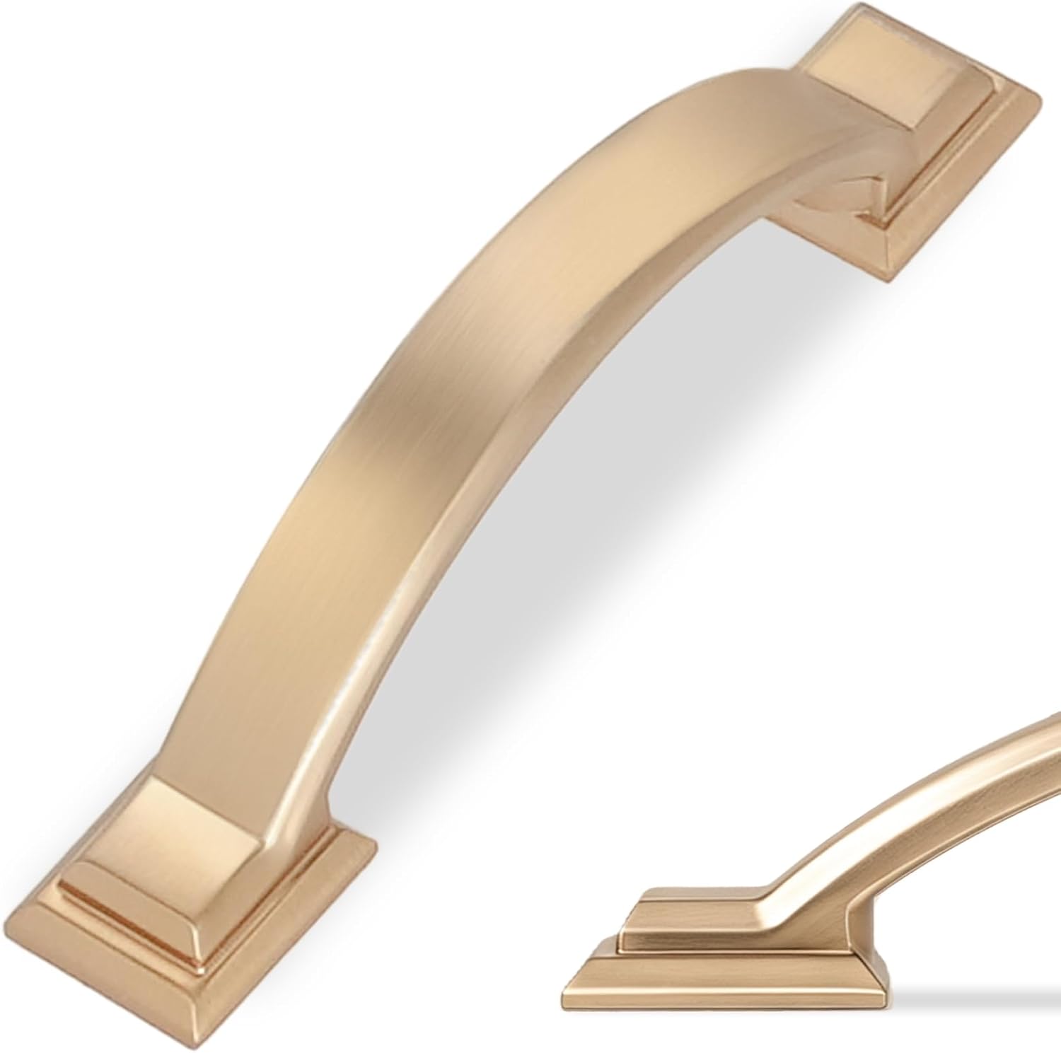 MANIJA PARA MUEBLE 3 PULGADAS BRONCE CHAMPAGNE PAQUETE 10 UNIDADES - 1