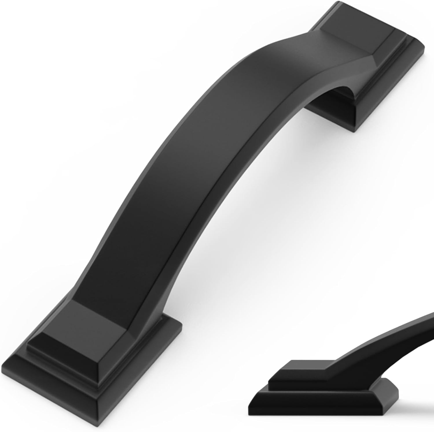 MANIJA PARA MUEBLE Y CLOSET 30 PIEZAS 64MM NEGRO MATE ALEACIÓN DE ZINC - 1