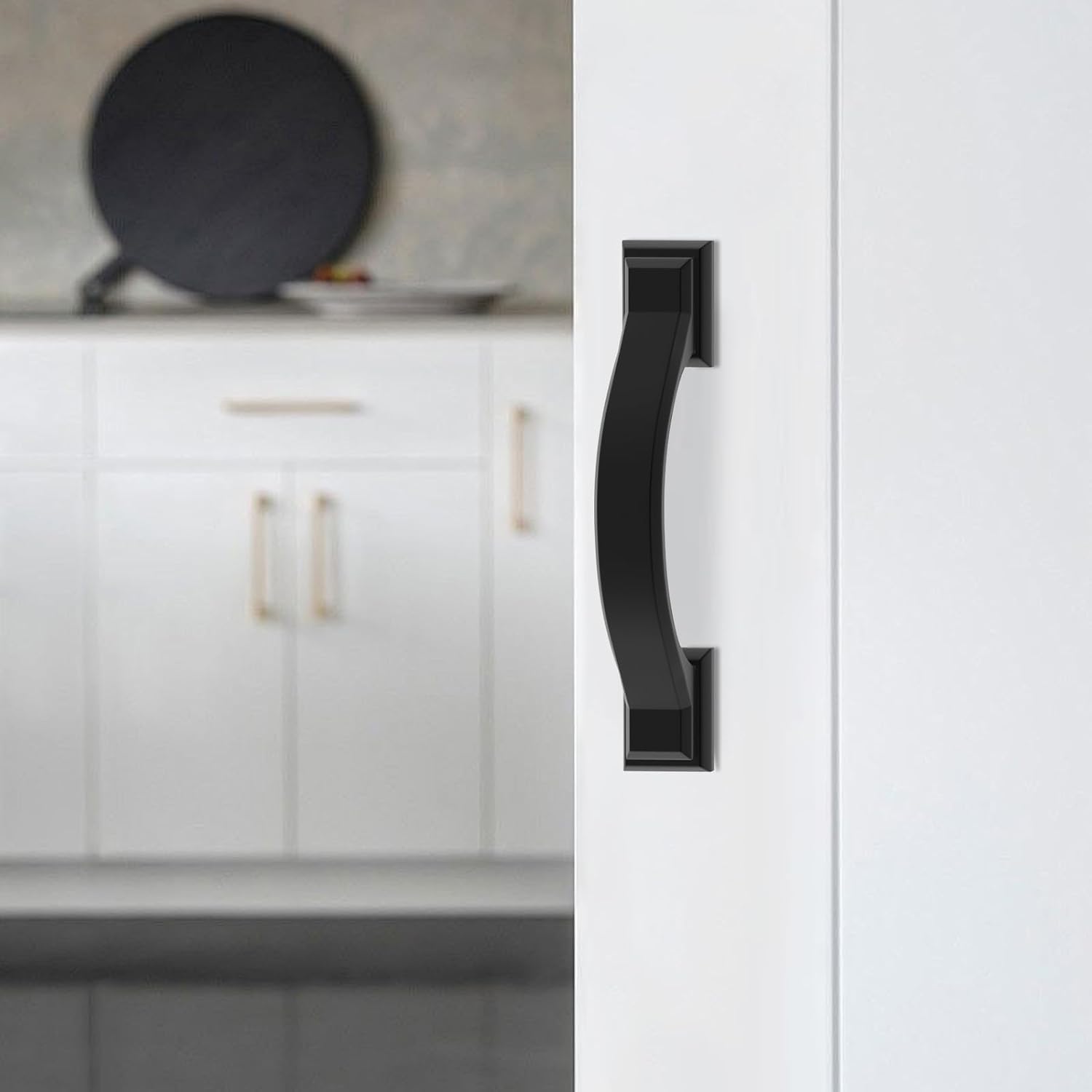 MANIJA PARA MUEBLE Y CLOSET 30 PIEZAS 64MM NEGRO MATE ALEACIÓN DE ZINC - 2