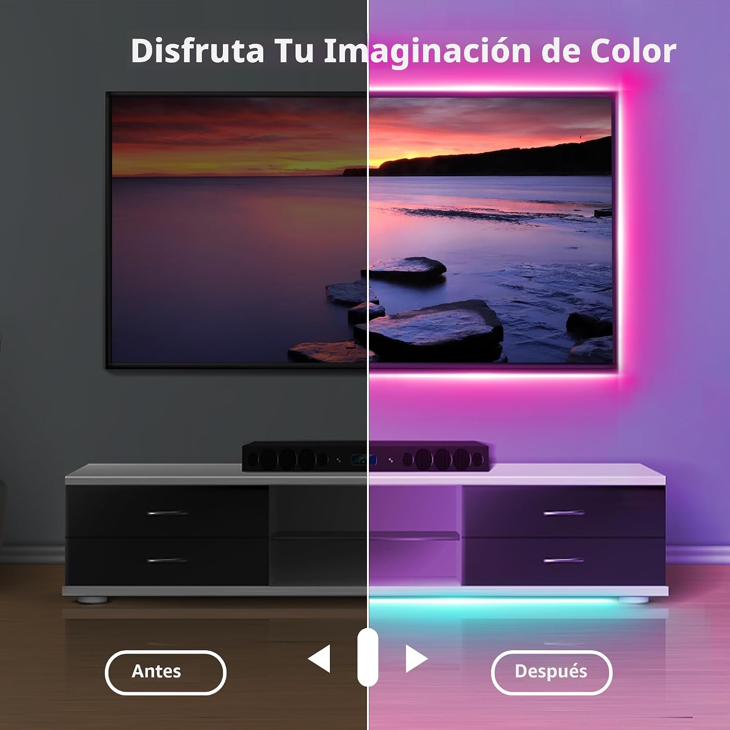 CINTA LED RGB NBBUFF 300 PIES CON CONTROL REMOTO Y APP - 5