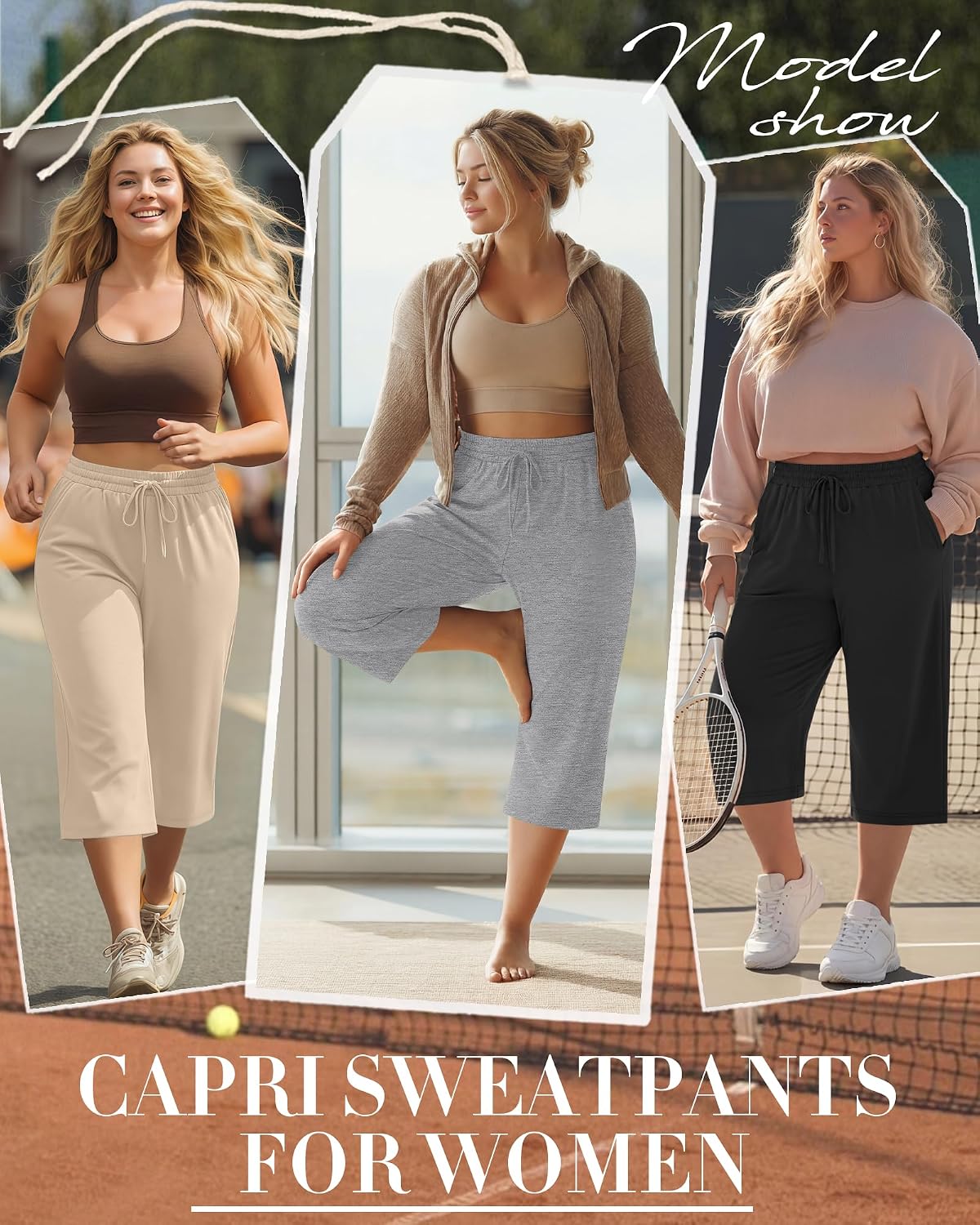PANTALÓN CAPRI NEER TALLA GRANDE ALGODÓN PACK 3 UNIDADES - 2
