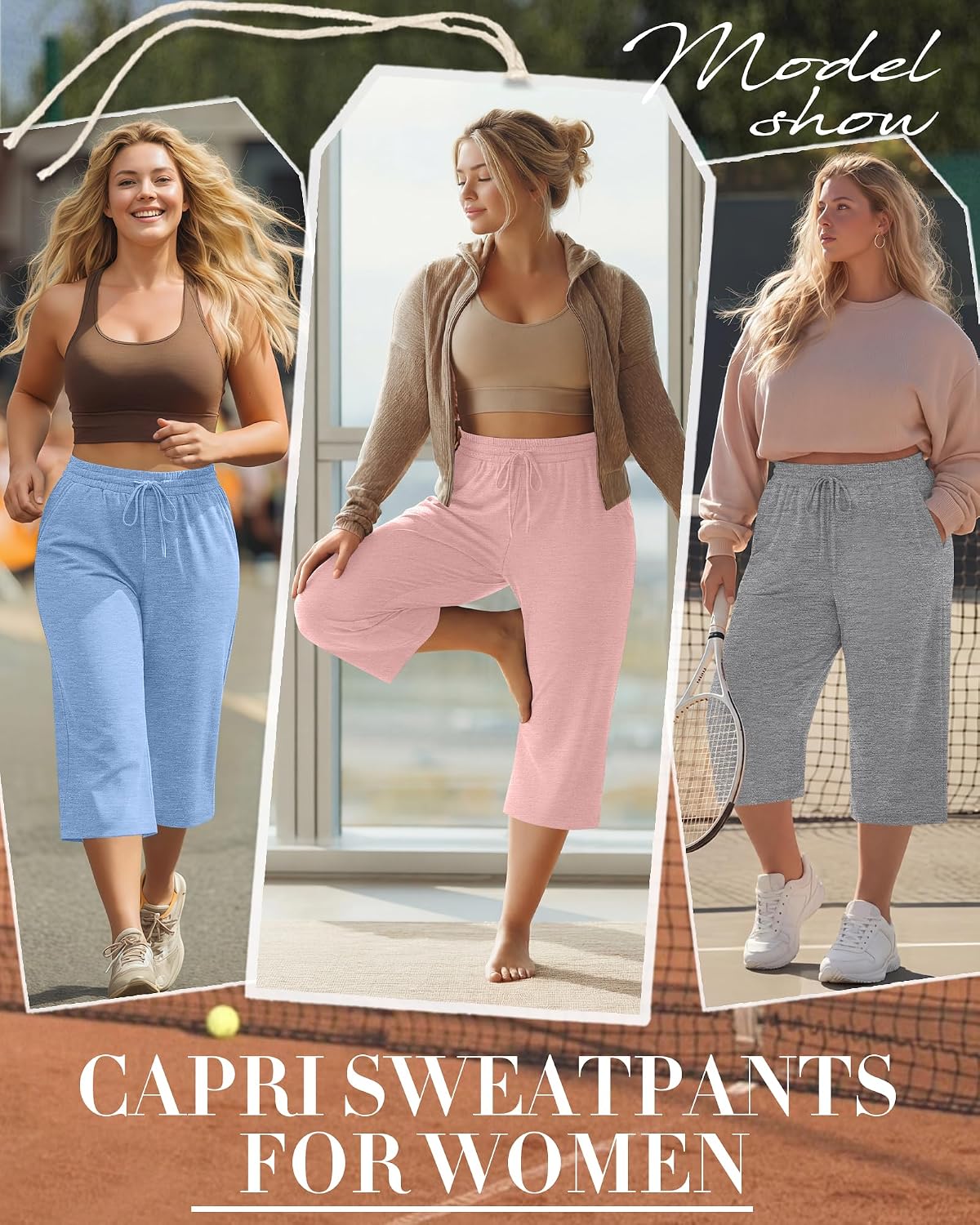 PANTALÓN CAPRI NEER TALLA GRANDE ALGODÓN PACK 3 UNIDADES - 2