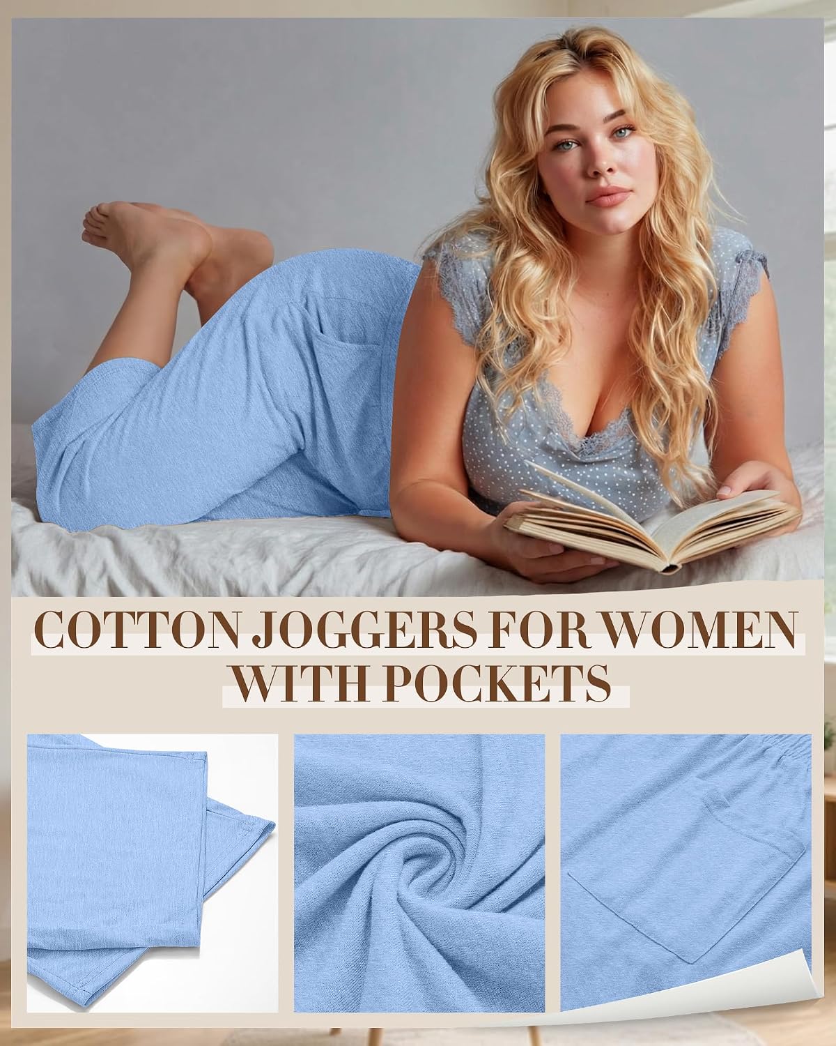 PANTALÓN CAPRI NEER TALLA GRANDE ALGODÓN PACK 3 UNIDADES - 5