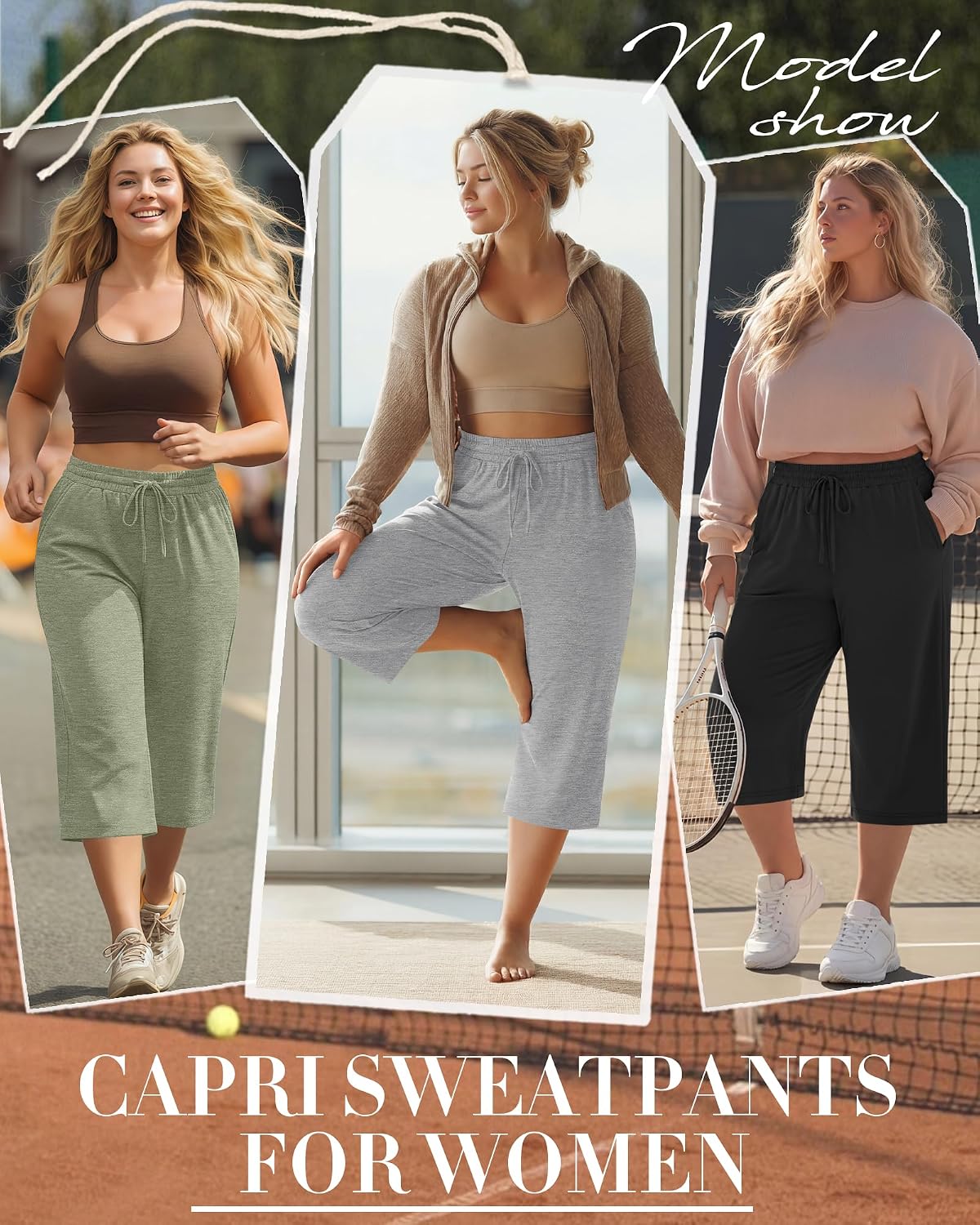 PANTALÓN CAPRI NEER TALLA GRANDE PACK 3 UNIDADES ALGODÓN - 2