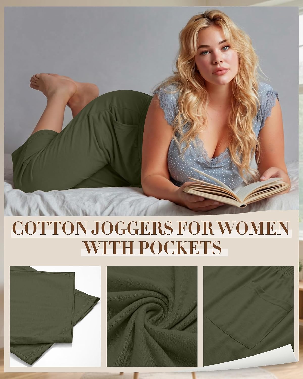 PANTALÓN CAPRI NEER TALLA GRANDE ALGODÓN PACK 3 UNIDADES - 5