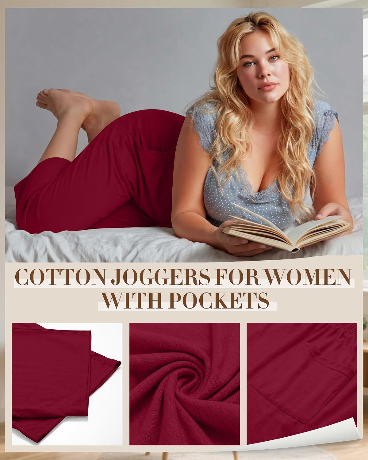 PANTALÓN CAPRI NEER TALLA GRANDE ALGODÓN PACK 3 UNIDADES - 5