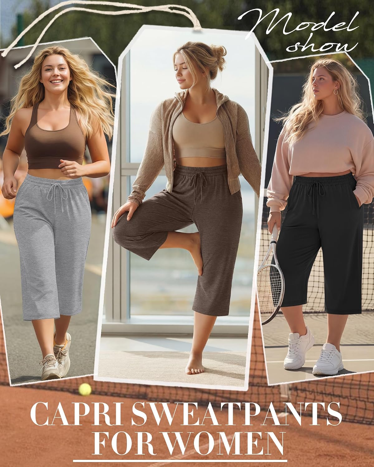 PANTALÓN CAPRI NEER TALLA GRANDE ALGODÓN PACK 3 UNIDADES - 2