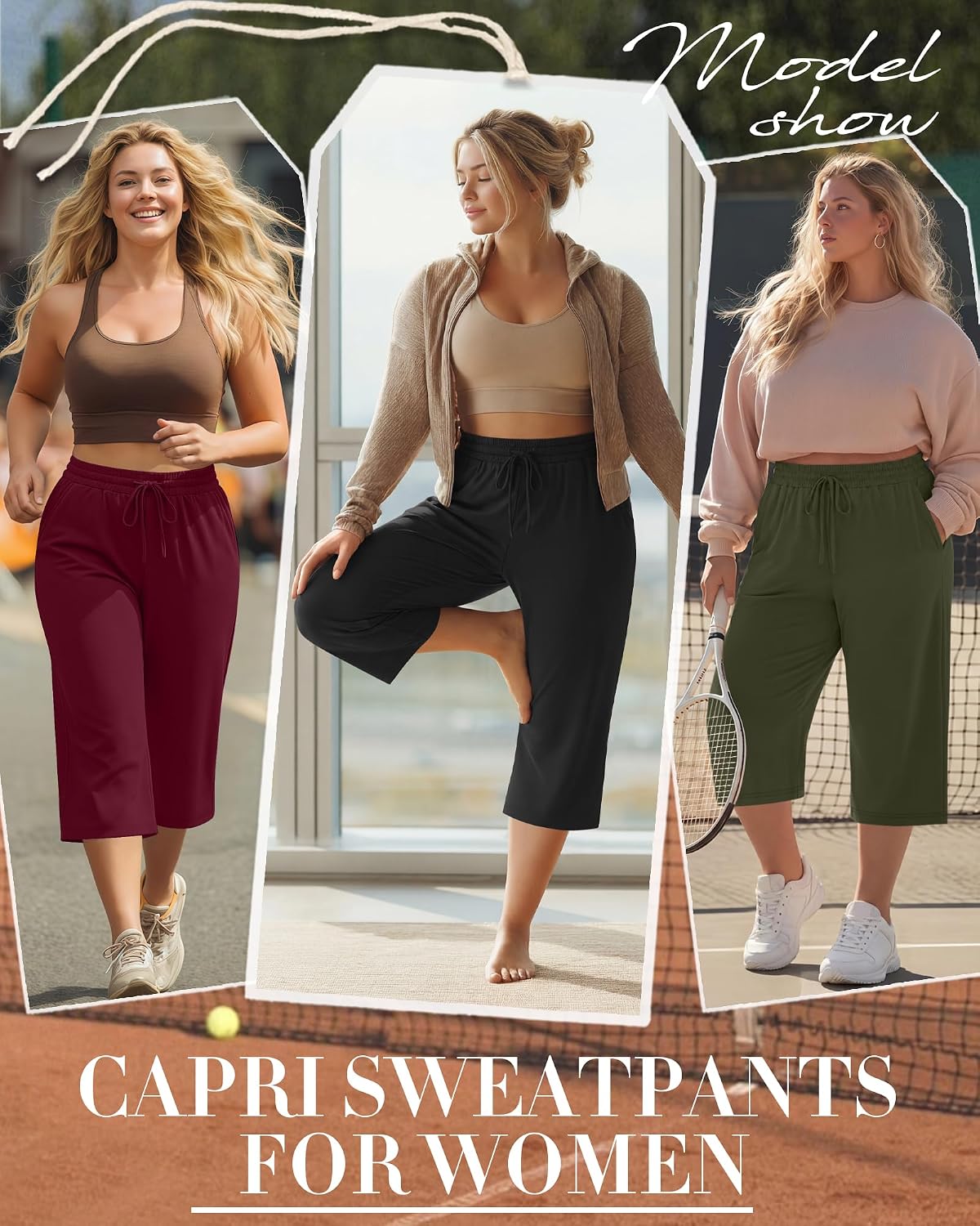 PANTALÓN CAPRI NEER TALLA GRANDE PACK 3 UNIDADES ALGODÓN - 2