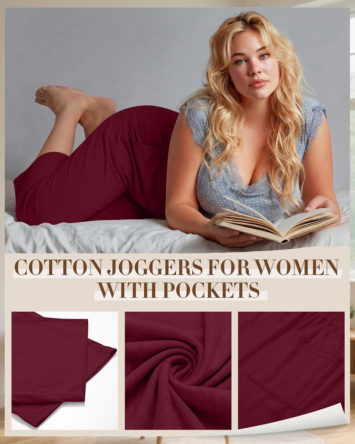PANTALÓN CAPRI NEER TALLA GRANDE PACK 3 UNIDADES ALGODÓN - 5