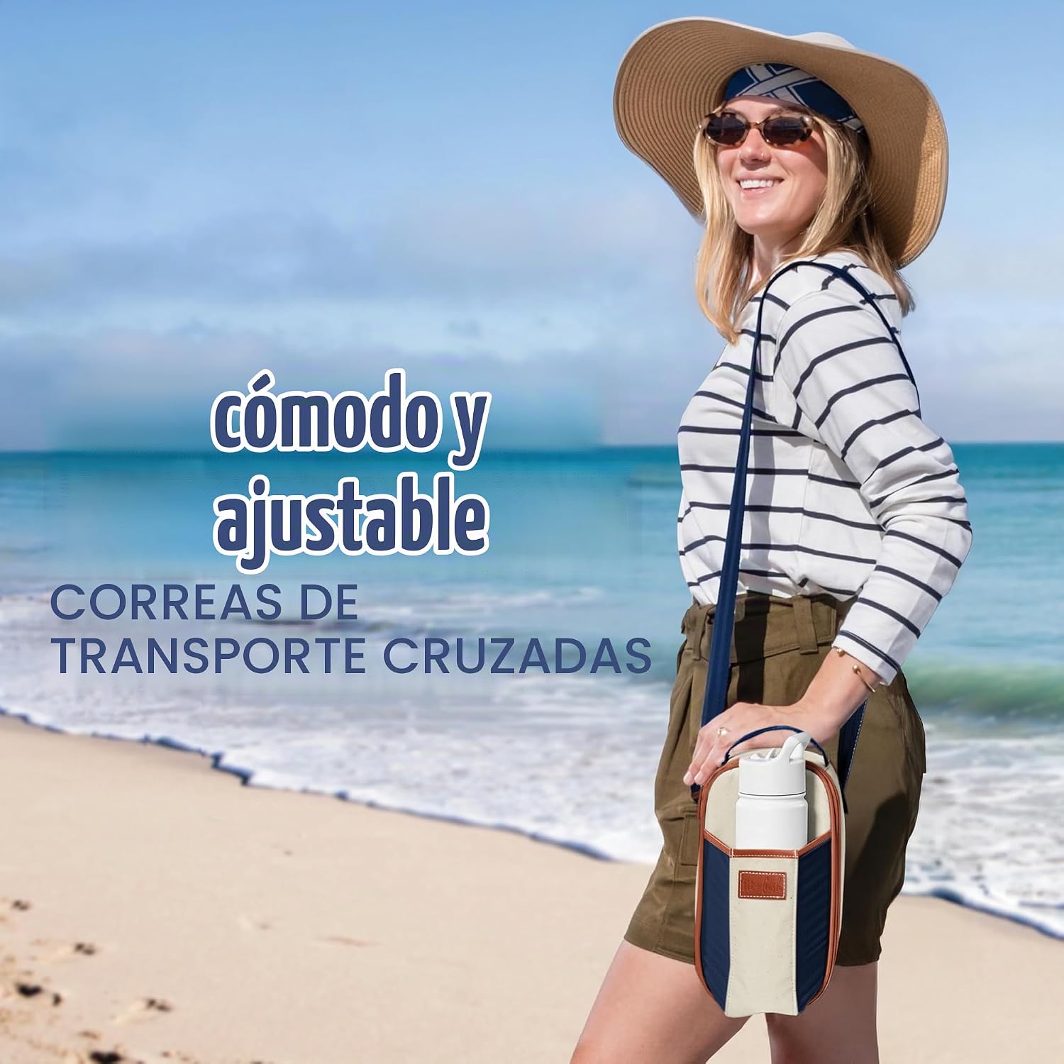 BOLSA TÉRMICA PARA BOTELLAS FIT Y FRESH NINA CROSSBODY - 3
