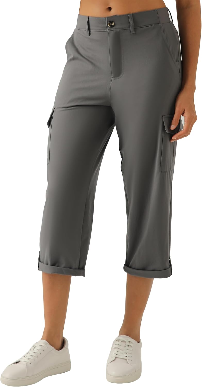 PANTALÓN CAPRI CARGO XINGPAOZHE PARA MUJER TALLA M - 3