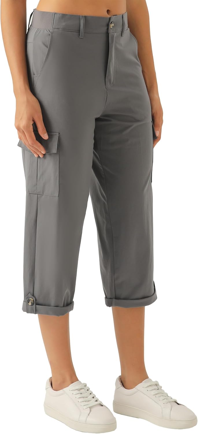 PANTALÓN CAPRI CARGO XINGPAOZHE PARA MUJER TALLA M - 4