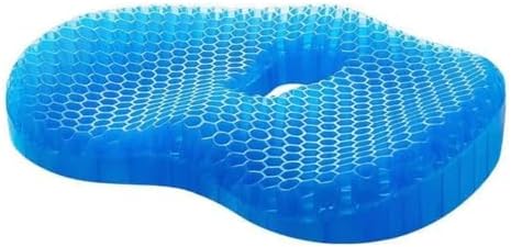 COJÍN DE GEL ERGONÓMICO BONTEBIAN ERGONOMICLUX HONEYCOMB CON FUNDA DE SEDA NEGRA - 1
