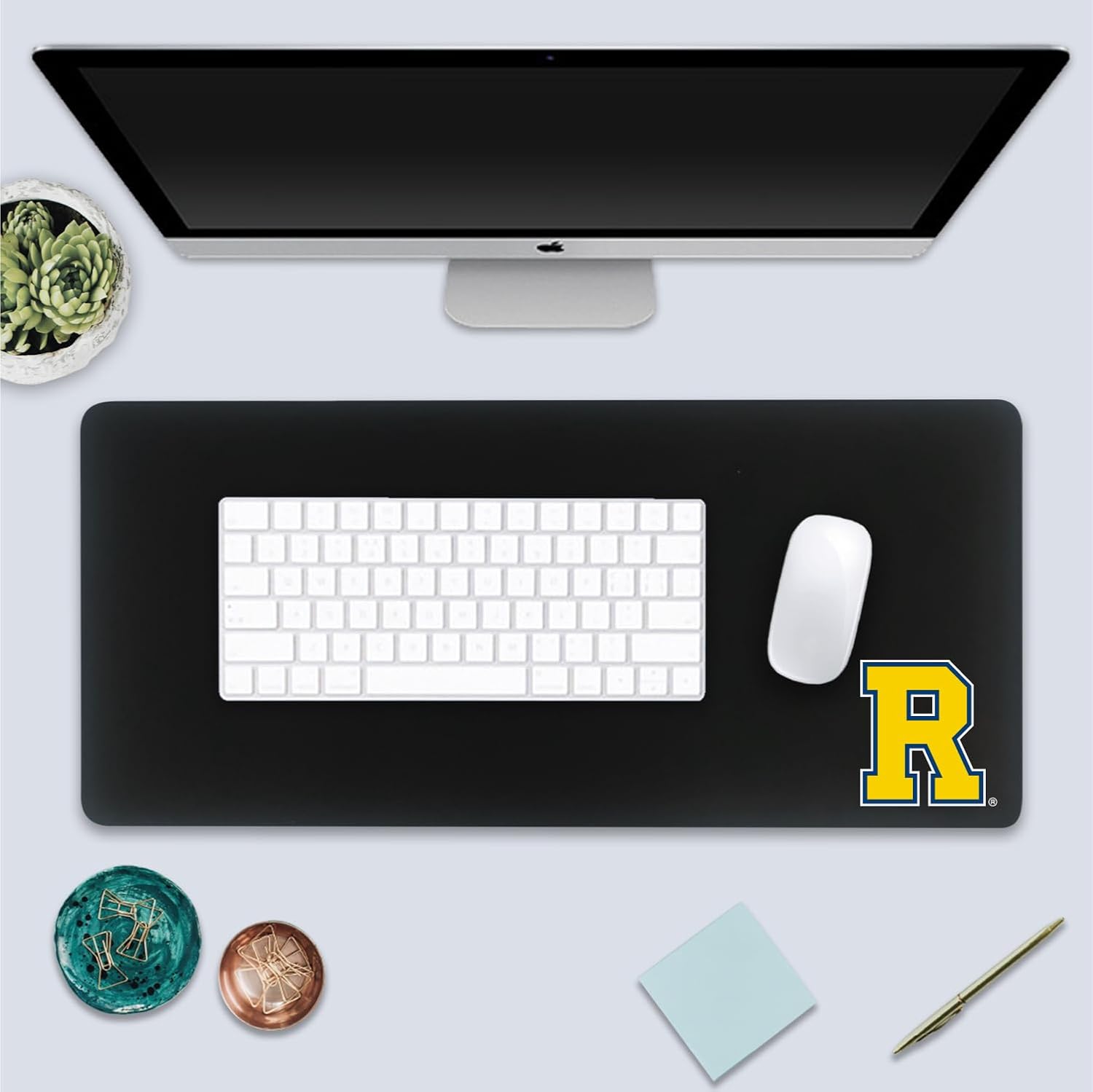 MOUSE PAD OTM ESSENTIALS UNIVERSITY OF ROCHESTER CLASSIC CLOTH DESK MAT NEGRO - 2