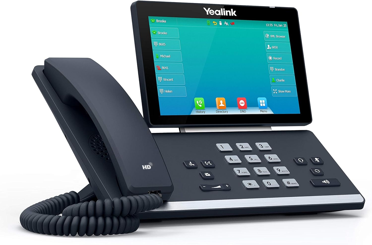 TELÉFONO IP YEALINK T57W CON PANTALLA TÁCTIL 7 PULGADAS Y WI-FI - 1