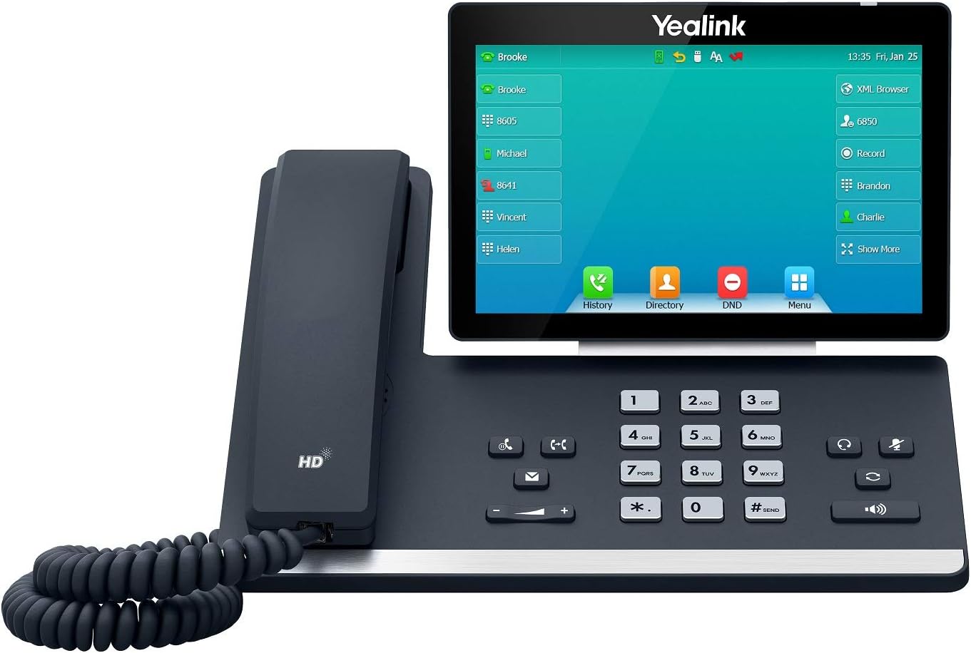 TELÉFONO IP YEALINK T57W CON PANTALLA TÁCTIL 7 PULGADAS Y WI-FI - 2