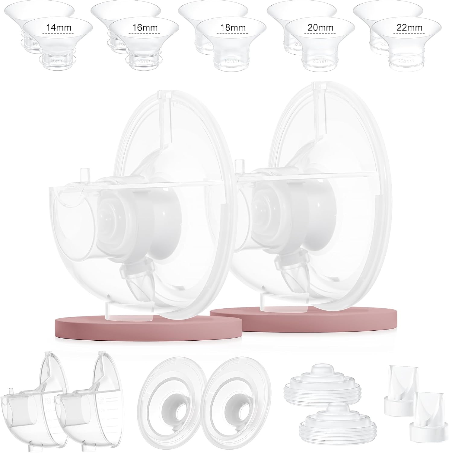 REPUESTOS PARA SACALECHES MOMCOZY M5 TOVVILD 2 COLECTORES Y 10 INSERTOS DE BRIDA - 1