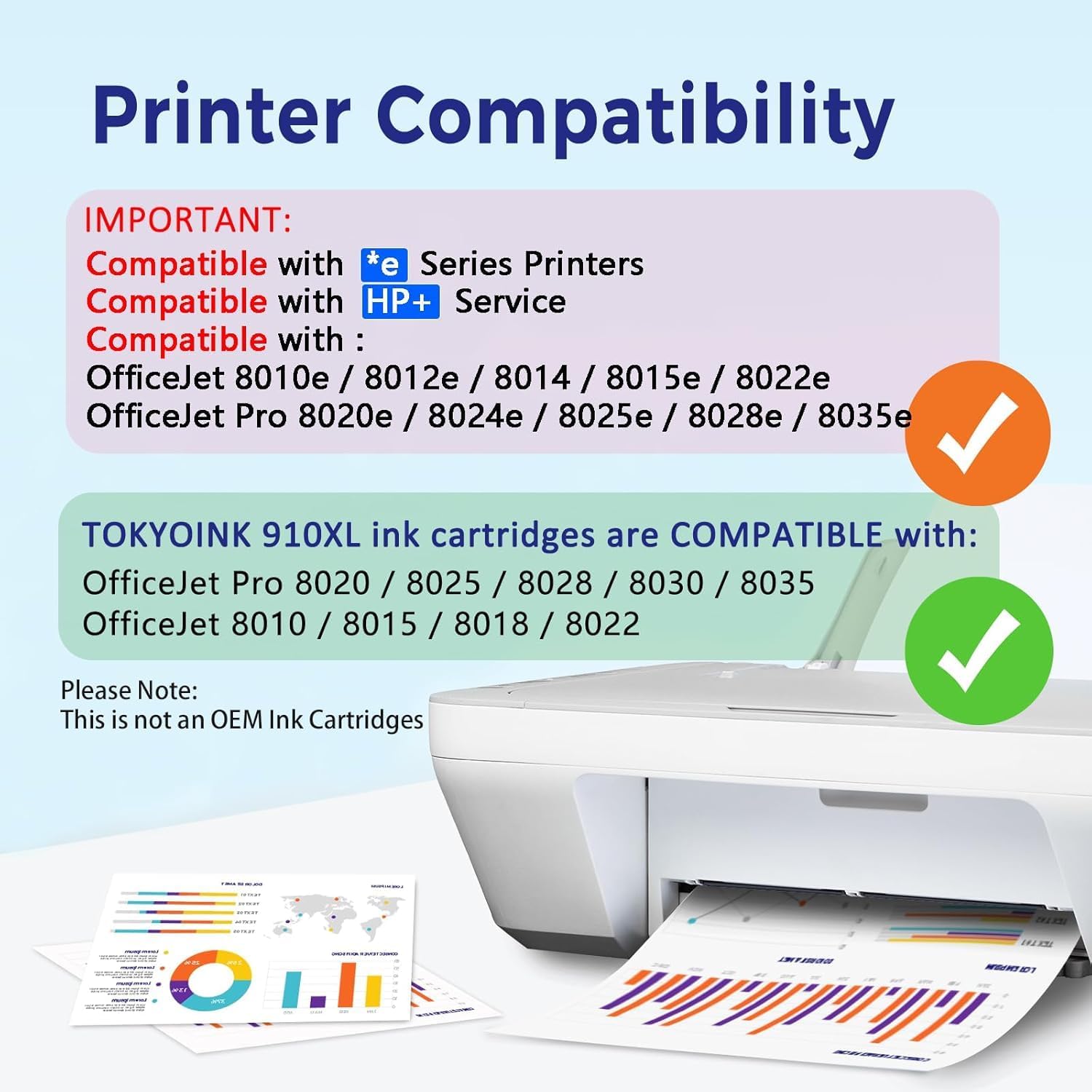 CARTUCHO DE TINTA 910 PACK 4 COLORES COMPATIBLE OFFICEJET PRO 8020 8025 8035 - 2