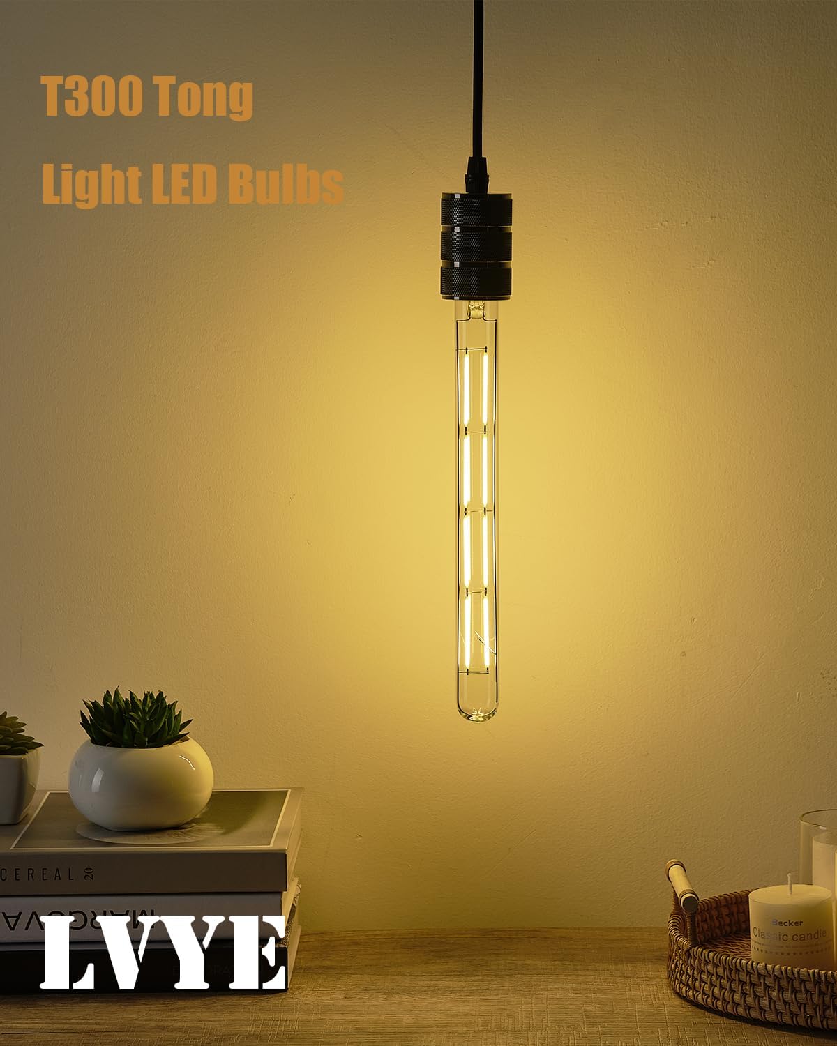 AMPOLLETA LED TUBULAR T10 LVYE 10W E26 LUZ CÁLIDA 3000K REGULABLE - 4