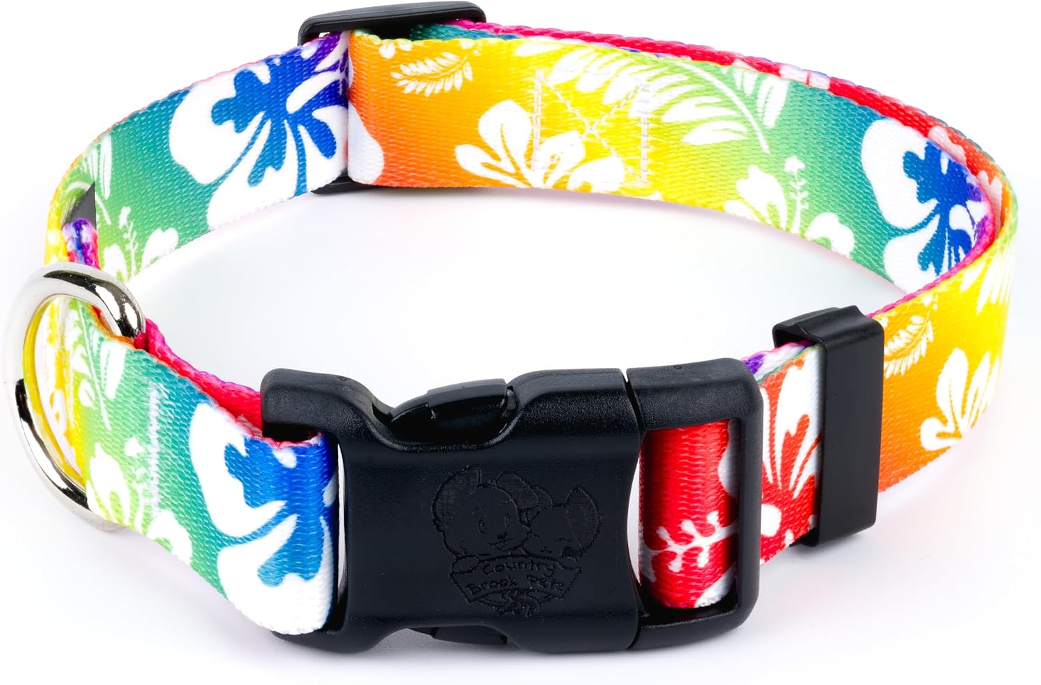 COLLAR PARA PERRO COUNTRY BROOK PETZ HAWAIIAN RAINBOW TALLA L - 1