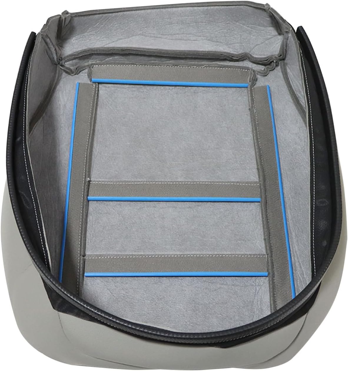 FUNDA DE ASIENTO DE CUERO MICROFIBRA GRIS PARA MERCEDES BENZ C250 C300 C350 GLK 2008-2015 - 4