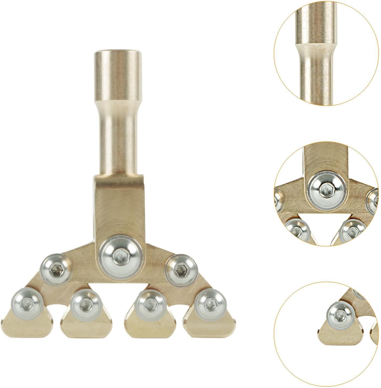 CABEZAL PRENSA DE TRASTES COLAXI FRET PRESS-01, COBRE Y ACERO INOXIDABLE - 4