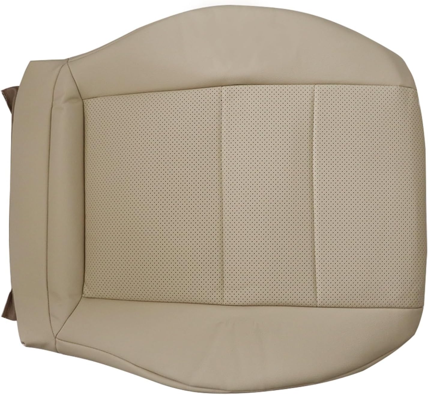 FUNDA DE ASIENTO INFERIOR CONDUCTOR NLQR CUERO MICROFIBRA IVORY CON ESPUMA PARA MERCEDES BENZ GLK Y C 2008-2015 - 2