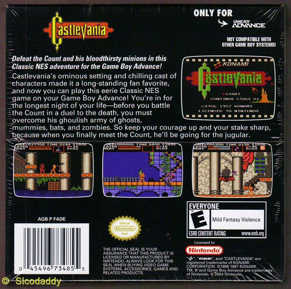 VIDEOJUEGO CASTLEVANIA NES CLASSICS PARA GAME BOY ADVANCE VERSIÓN EU - 4