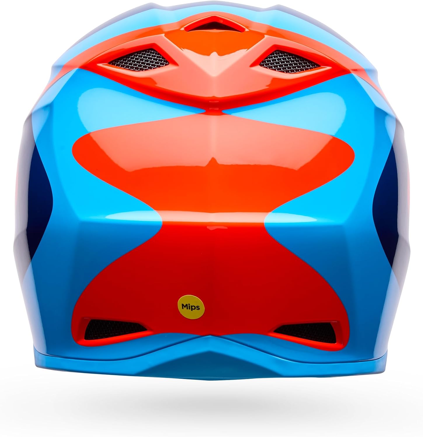 CASCO BELL MX-10 MIPS NARANJA/AZUL ONDA TALLA XL - 4