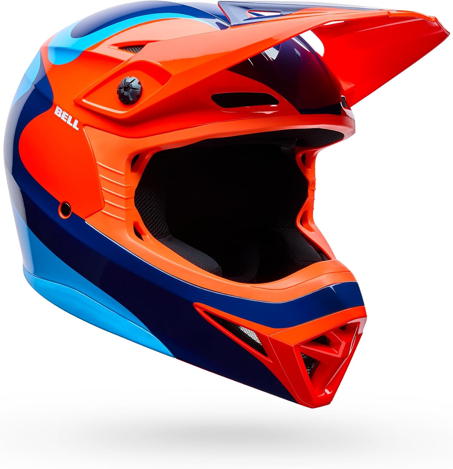 CASCO BELL MX-10 MIPS NARANJA/AZUL ONDA TALLA XL - 2
