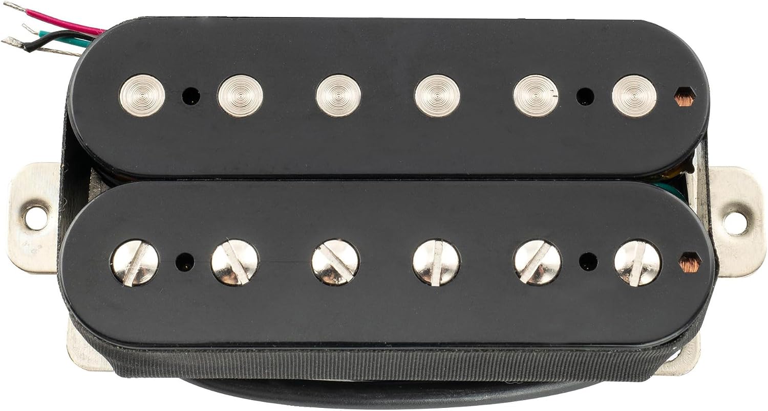 PASTILLA HUMBUCKER MUSICLILY PRO LP-OBLA ALNICO 5 DESCUBIERTA PUENTE NEGRO - 5