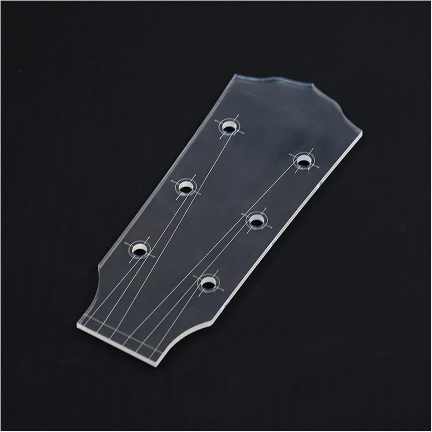 PLANTILLA DE CABEZA DE GUITARRA COBYDA TRANSPARENTE PARA GUITARRA ELÉCTRICA, ACÚSTICA Y UKELELE - 1