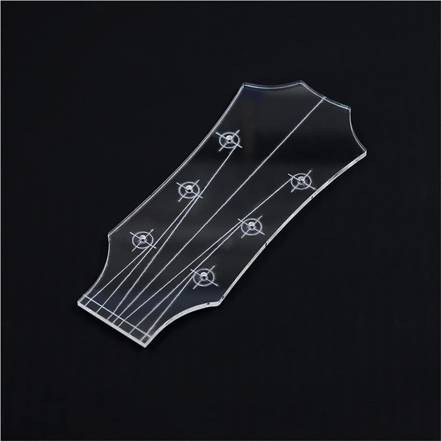 PLANTILLA DE CABEZA DE GUITARRA COBYDA TRANSPARENTE PARA GUITARRA ELÉCTRICA, ACÚSTICA Y UKELELE - 1