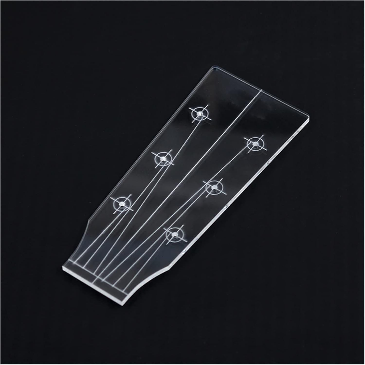 PLANTILLA DE CABEZA DE GUITARRA COBYDA TRANSPARENTE PARA GUITARRA ELÉCTRICA, ACÚSTICA Y UKELELE - 1