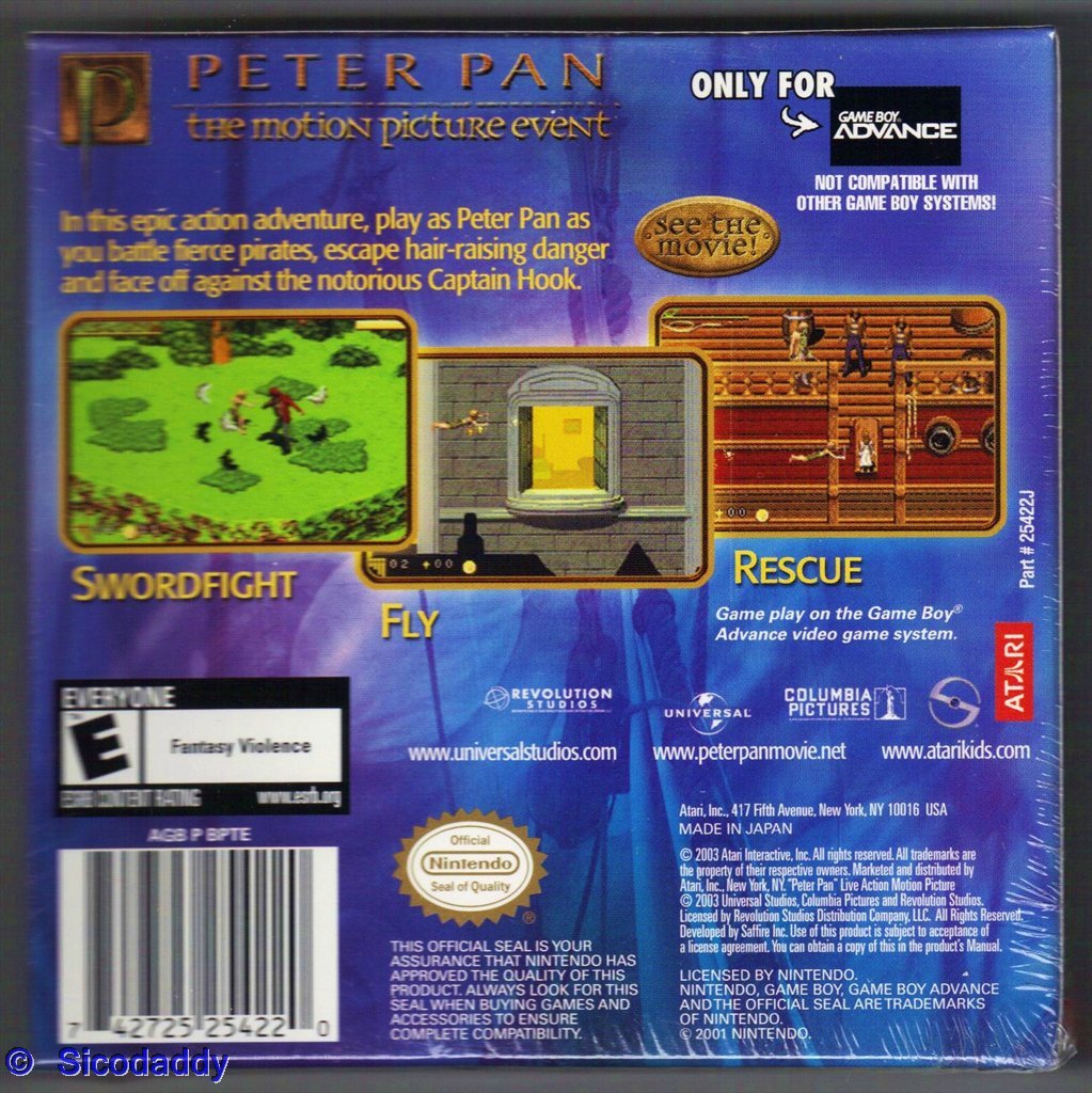 VIDEOJUEGO PETER PAN PARA ATARI - 2