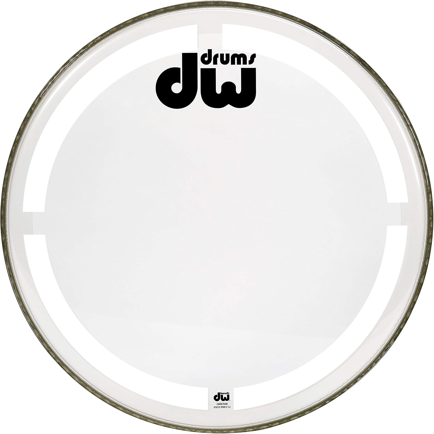 PARCHE DE BATERÍA DRUM WORKSHOP COATED CLEAR BASS DRUM 16 PULGADAS - 1