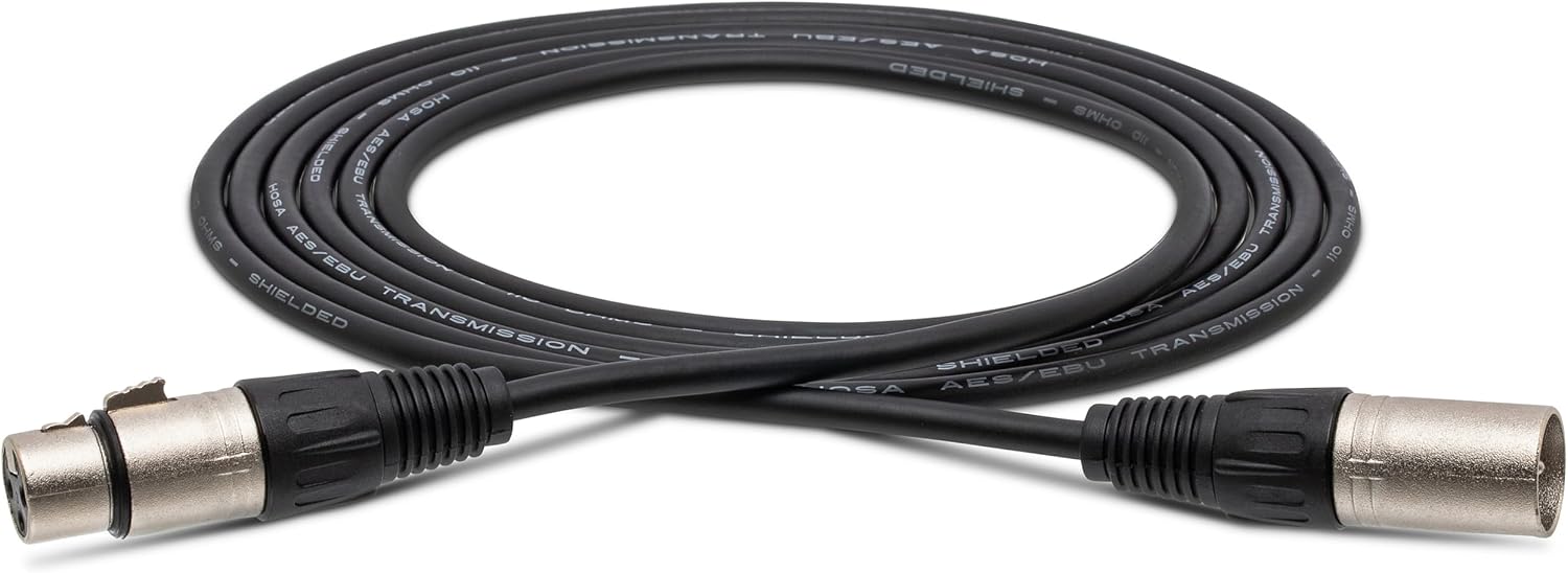 CABLE AES/EBU HOSA EBU-100 XLR3F A XLR3M 30 METROS - 1