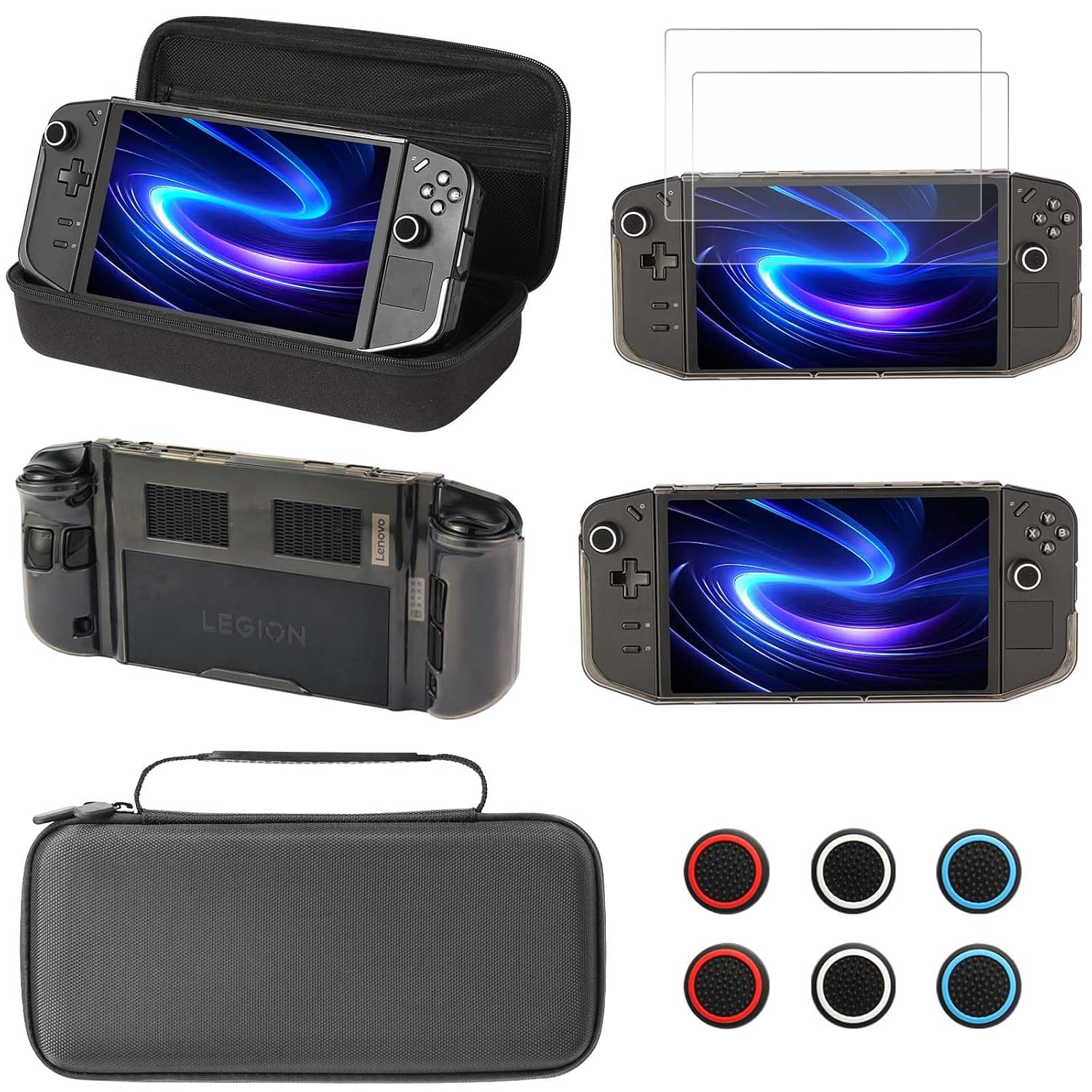 KIT DE ACCESORIOS GUTIAL PARA LENOVO LEGION GO NEGRO - 1