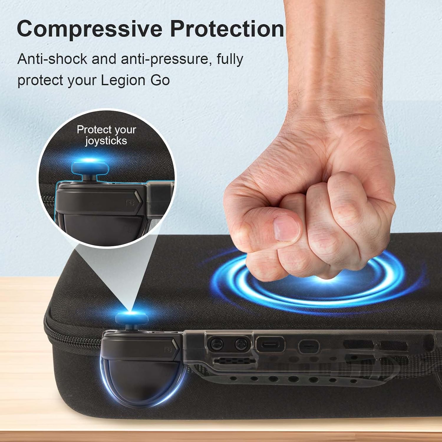 KIT DE ACCESORIOS GUTIAL PARA LENOVO LEGION GO NEGRO - 2