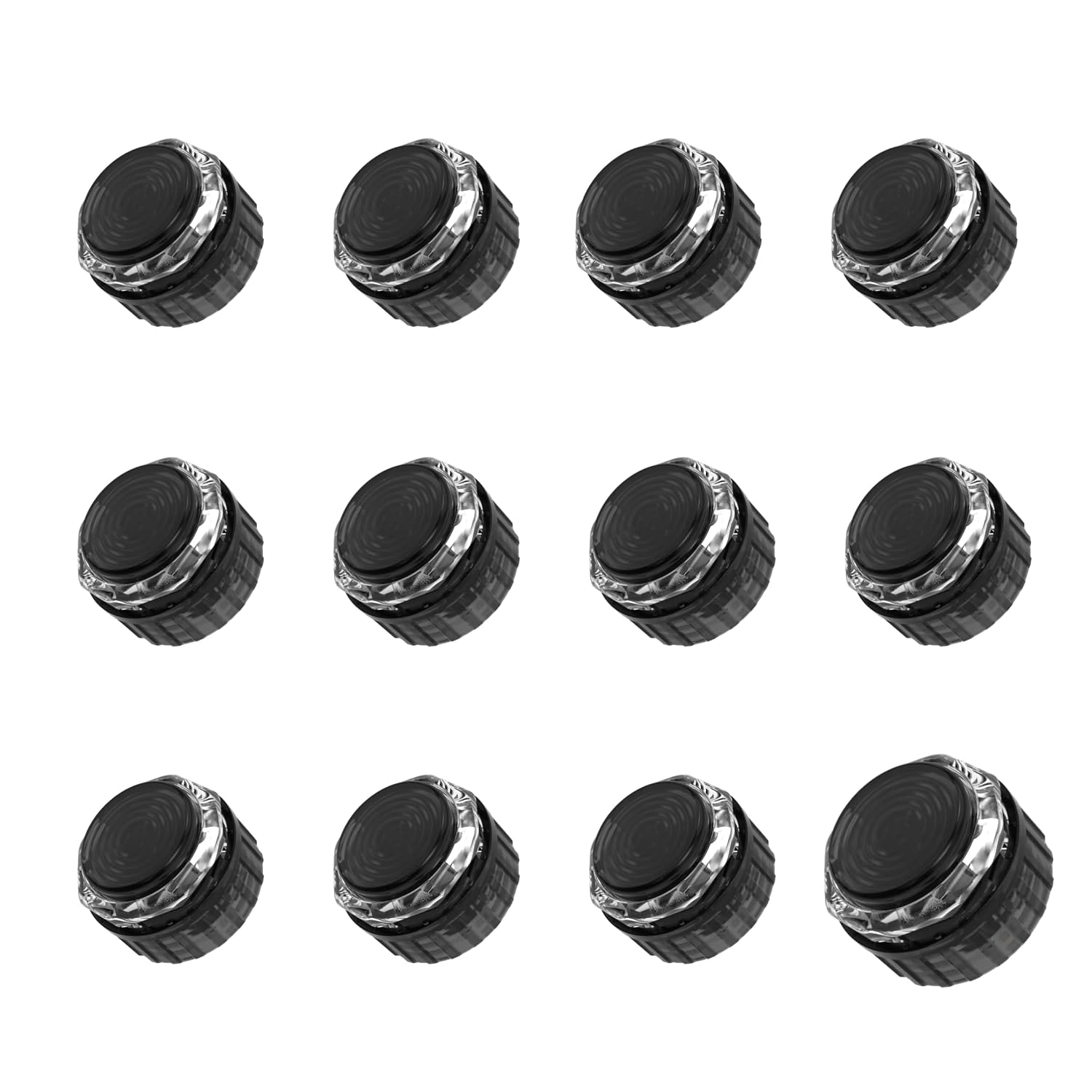BOTONES MECÁNICOS ARCADE GAMERFINGER 24MM Y 30MM CON SWITCHES MX SPEED SILVER NEGRO - 1