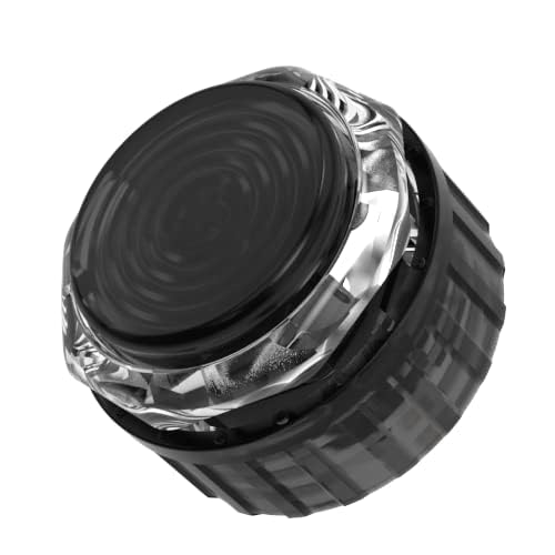 BOTONES MECÁNICOS ARCADE GAMERFINGER 24MM Y 30MM CON SWITCHES MX SPEED SILVER NEGRO - 2